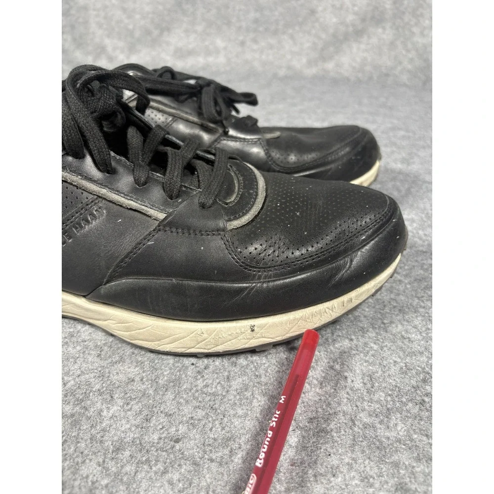 Cole Haan Grand Crosscourt Sneakers 13 Black Leather Suede‎ Accents